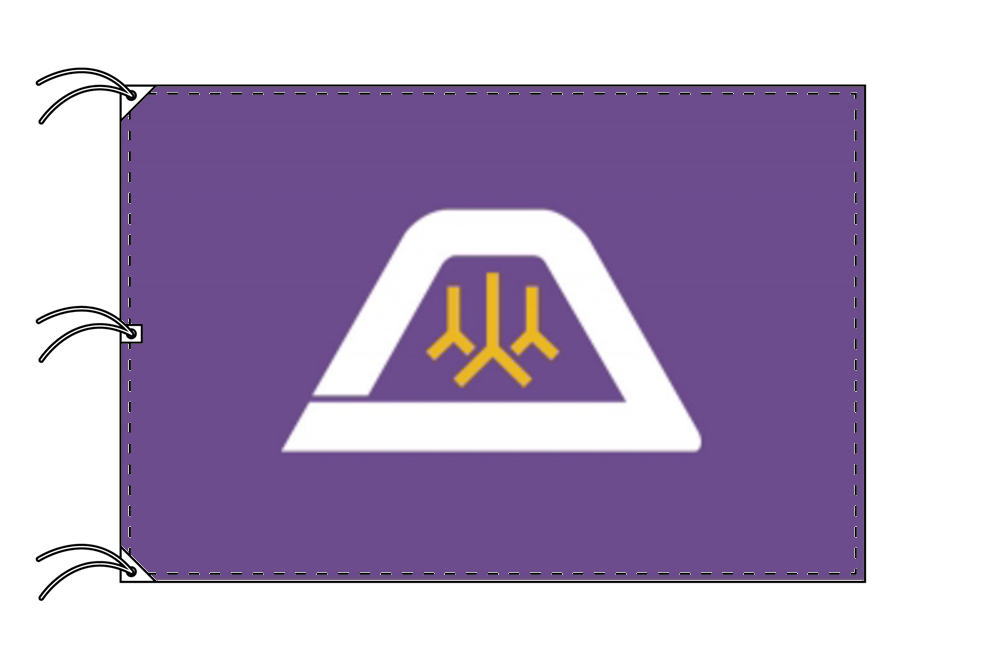 TOSPA 山梨県旗 日本の都道府県の旗 140&times;210cm テトロン製 日本製 日本の都道府県旗シリーズ｜トスパ世界の国旗販売ショップ