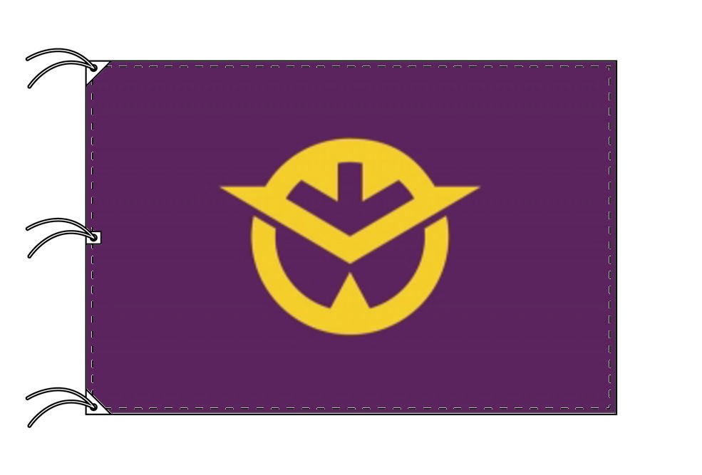 TOSPA 岡山県旗 日本の都道府県の旗 140&times;210cm テトロン製 日本製 日本の都道府県旗シリーズ｜トスパ世界の国旗販売ショップ