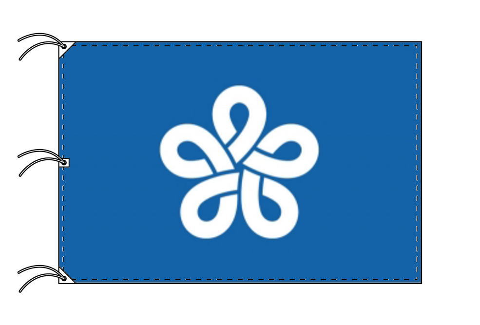 TOSPA 福岡県旗 日本の都道府県の旗 140×210cm テトロン製 日本製 日本の都道府県旗シリーズ|トスパ世界の国旗販売ショップ