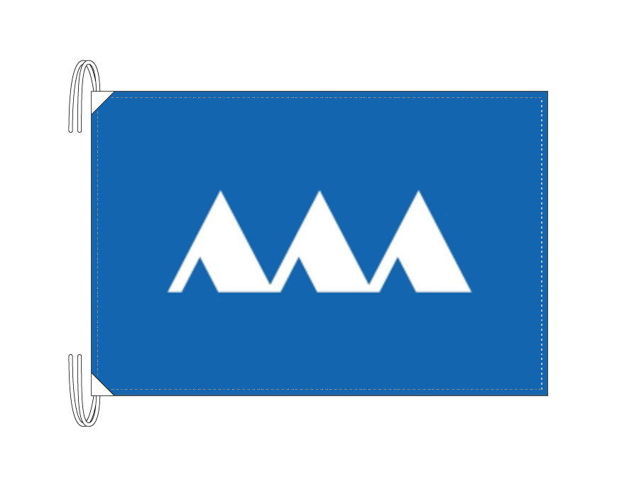 TOSPA 山形県旗 日本の都道府県の旗 Lサイズ 50×75cm テトロン製 日本製 日本の都道府県旗シリーズ|トスパ世界の国旗販売ショップ