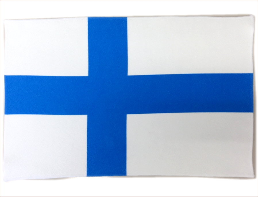 TOSPA ストラップ デンマーク 国旗柄 チャーム部分サイズ約1cm ×1.5cm
