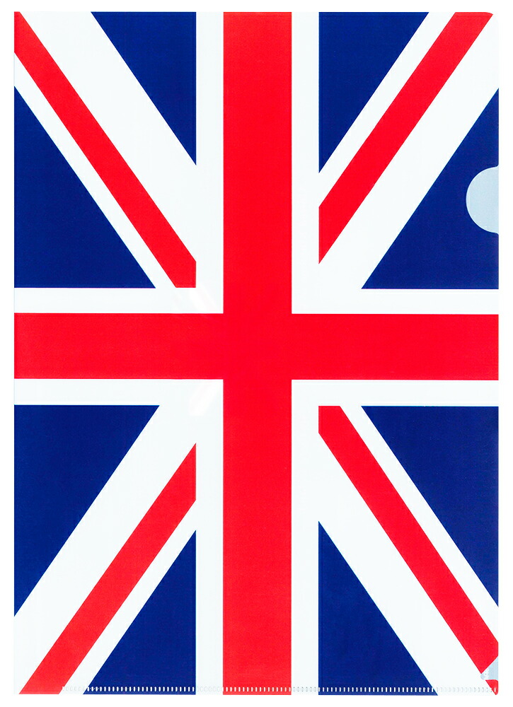 楽天市場 クリアファイル イギリス国旗 英国 ユニオンジャック柄 クリアフォルダー サイズ 310 2mm あす楽 日本製 トスパ世界の 国旗販売ショップ