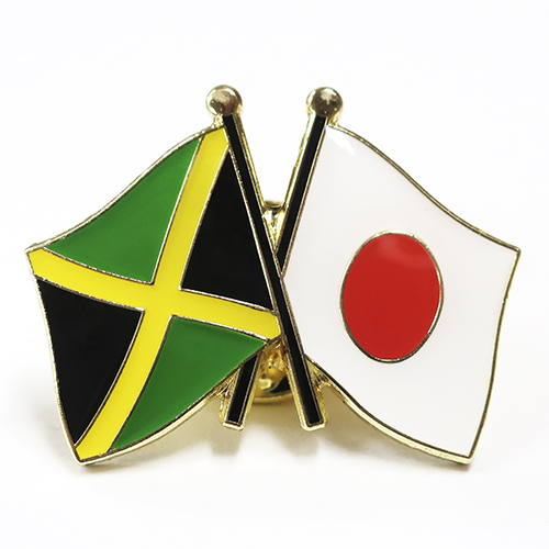 楽天市場 ピンバッジ2ヶ国友好 日本国旗 ジャマイカ国旗 約 mm トスパ世界の国旗販売ショップ