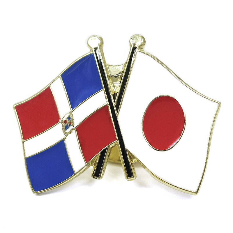 万博　ペルー　ピンバッジ 日本の国旗 楽天市場】TOSPA ピンバッジ2ヶ国友好 日本国旗 ペルー国旗 約20×20mm