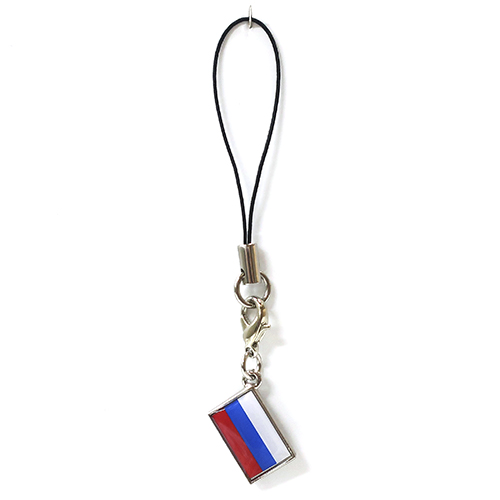楽天市場 ストラップ ロシア 国旗柄 チャーム部分サイズ約1cm 1 5cm トスパ世界の国旗販売ショップ