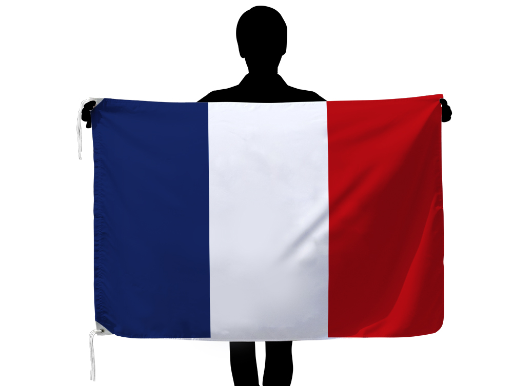 フランス国旗・トリコロール[90×135ｃｍ・ポリエステル100％] | トスパ世界の国旗販売ショップ