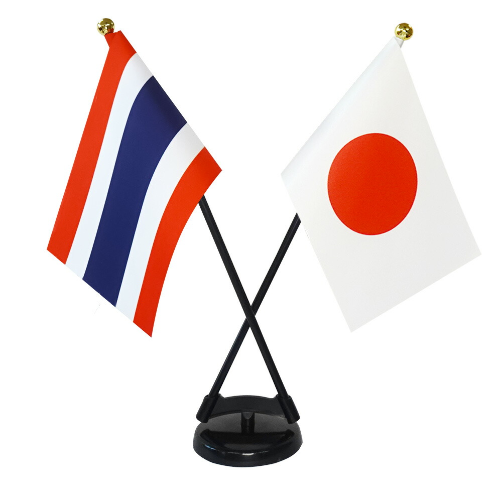 楽天市場】TOSPA ベトナム×日本 国旗 ミニフラッグ 2本立て