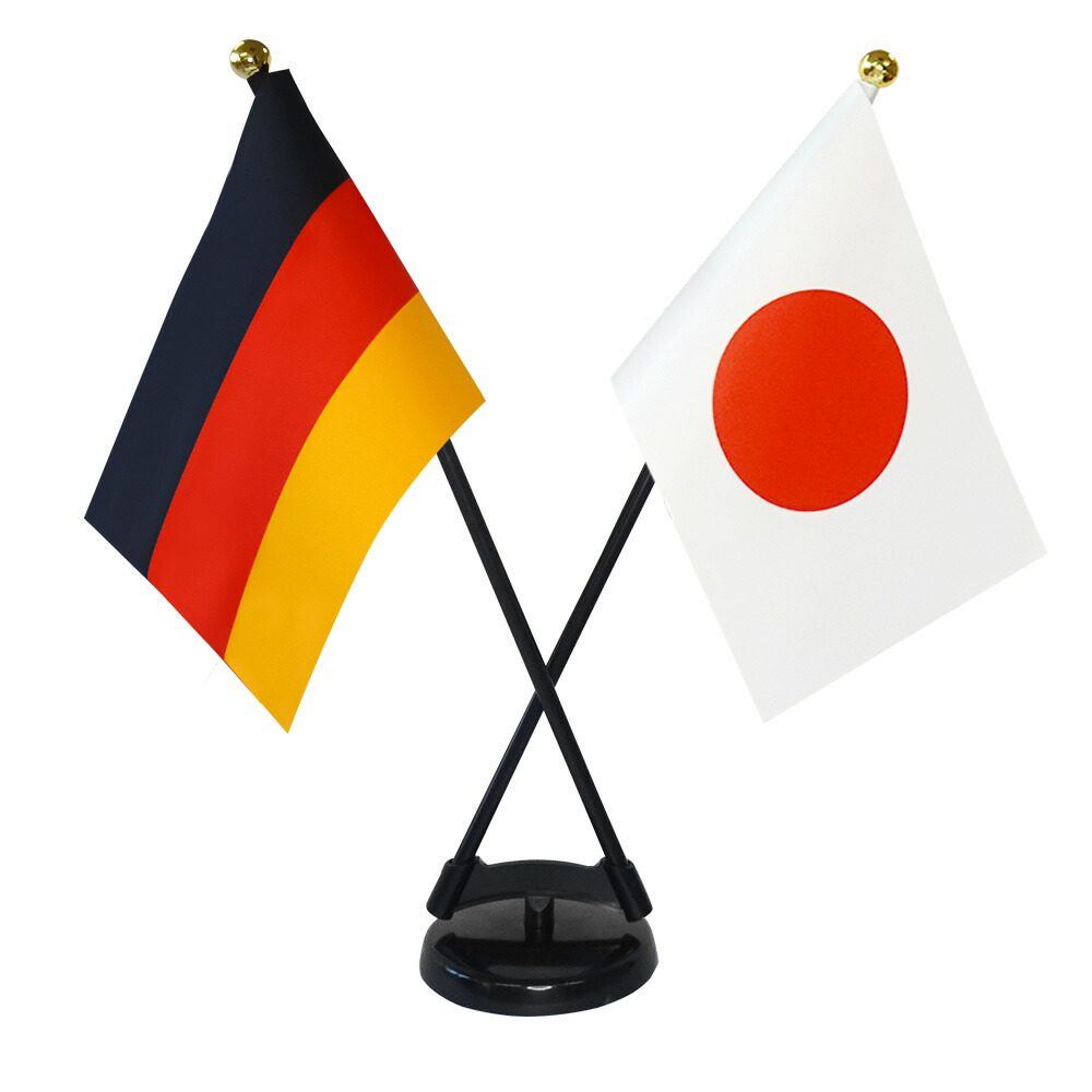 楽天市場】TOSPA ルクセンブルク×日本 国旗 ミニフラッグ 2本立て