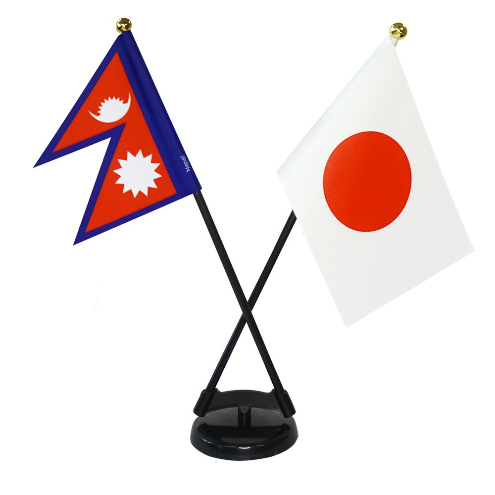 楽天市場】TOSPA インドネシア×日本 国旗 ミニフラッグ 2本立てクロス
