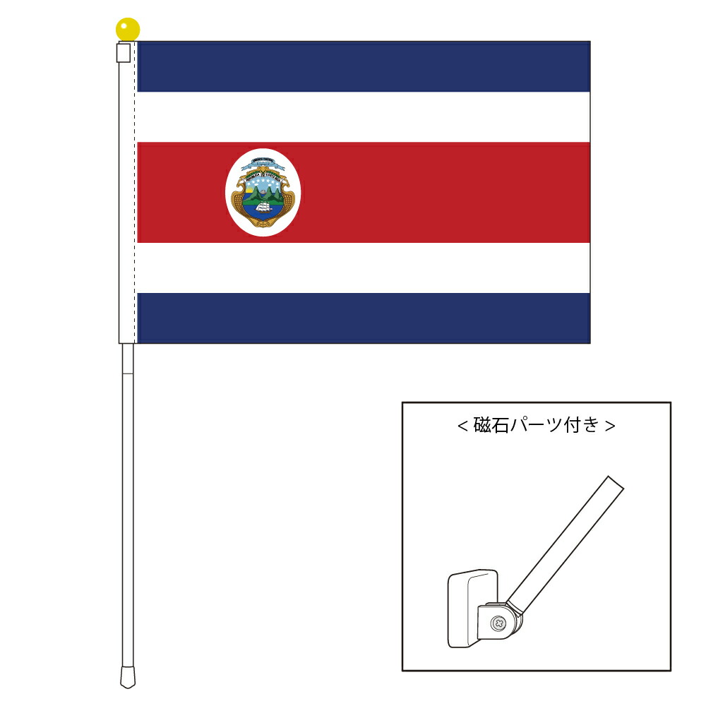 楽天市場】TOSPA Z旗 ポータブルフラッグ マグネット設置部品付き