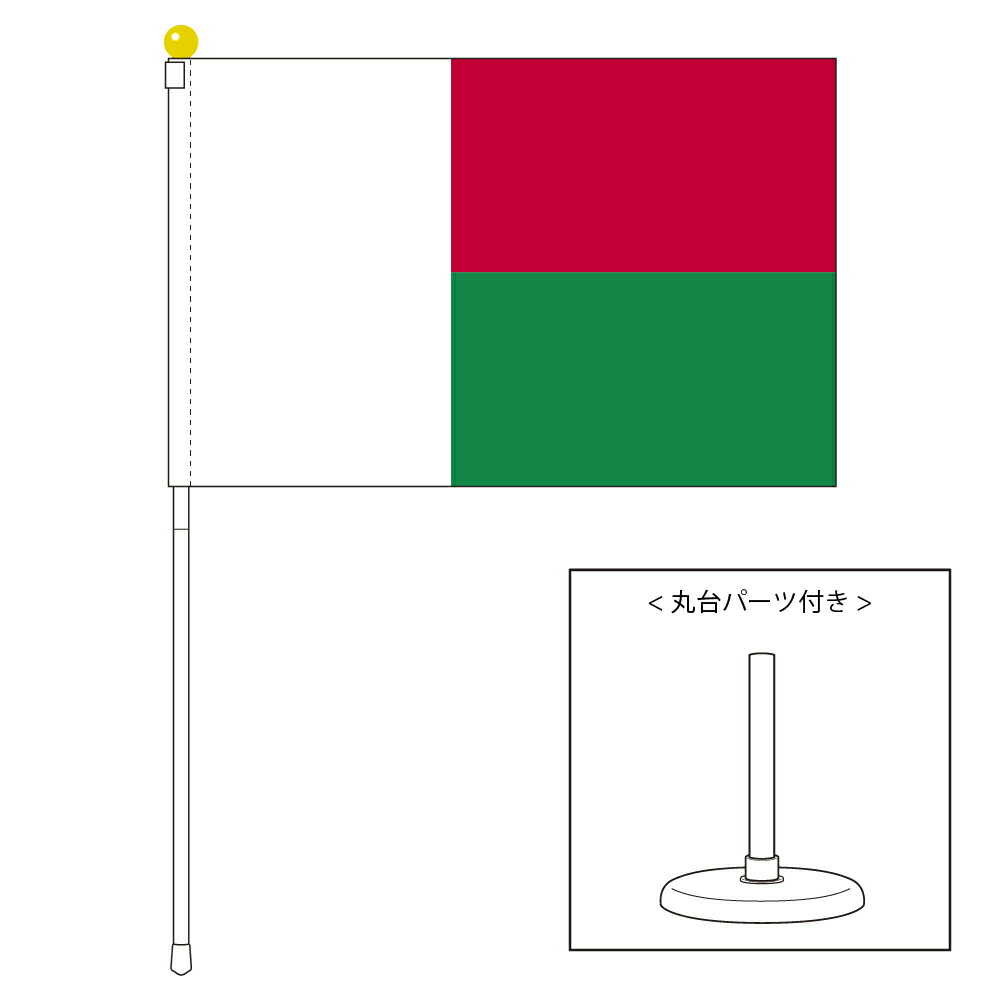 楽天市場】TOSPA ネパール 国旗 ポータブルフラッグ 卓上スタンド付き