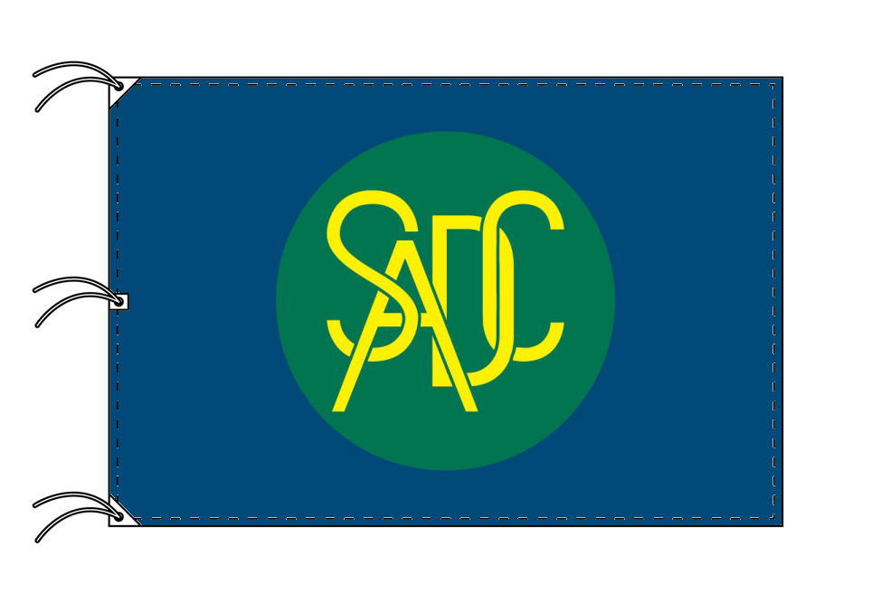 SADC 南部アフリカ開発共同体 旗 140×210cm テトロン製 日本製 世界の旧国旗・世界の組織旗シリーズ|トスパ世界の国旗販売ショップ