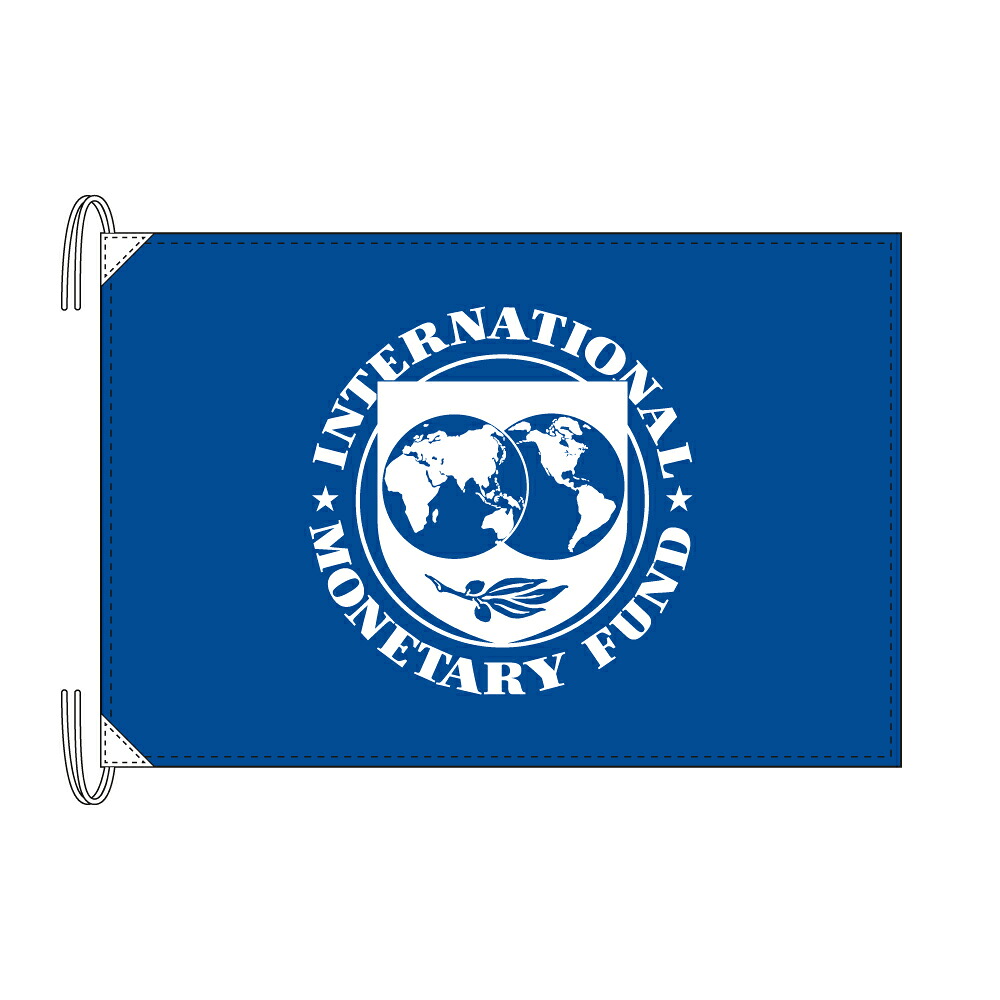 IMF 国際通貨基金 旗 Lサイズ 50×75cm テトロン製 日本製 世界の旧国旗・世界の組織旗シリーズ|トスパ世界の国旗販売ショップ