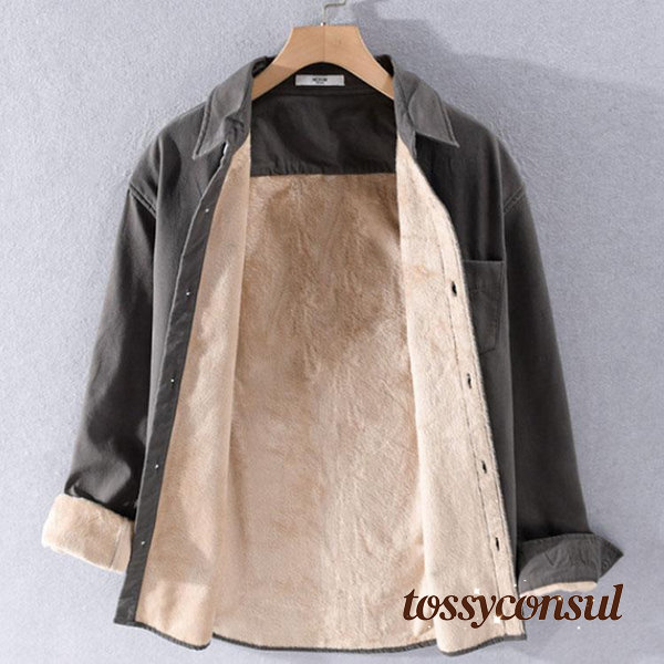 新生活応援 カジュアルシャツ メンズ 冬服 長袖シャツ トップス 裏起毛 シャツ 裏ボア 無地 厚手 ボアシャツ 防寒 あったか 秋冬