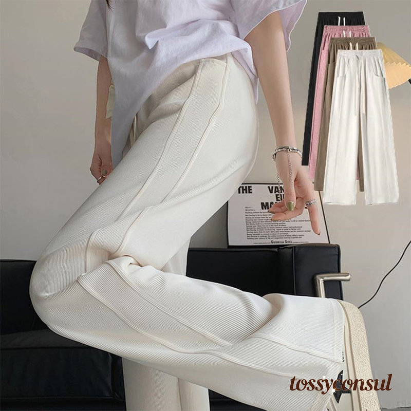 無地ロングパンツ 厚手 脚長パンツ 秋冬 女 レディース ボトムス ファッション ホワイトデーお返し 母の日 彼女 姉妹 プレゼント ギフト 新生活｜トッシーコンサル