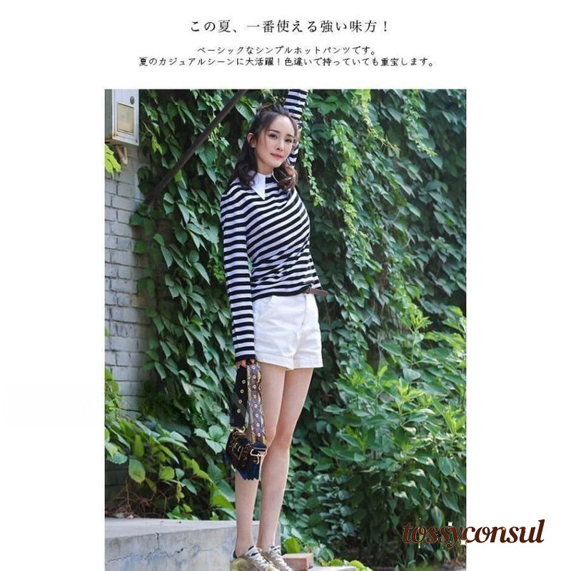 新生活応援 デニム ホットパンツ ロールアップ 可愛い ミニ丈 春夏 ボトムス レディース 春物 春夏 春服 夏服 ホワイトデーお返し 母の|トッシーコンサル