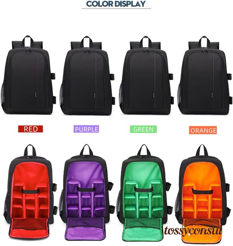 新生活応援 カメラリュック カメラバッグ カメラバックパック プロ級 一眼レフバッグ カメラバック 登山 パソコン収納スペース付き 三脚運搬 撥水 耐衝撃 アウトドア撮影｜トッシーコンサル