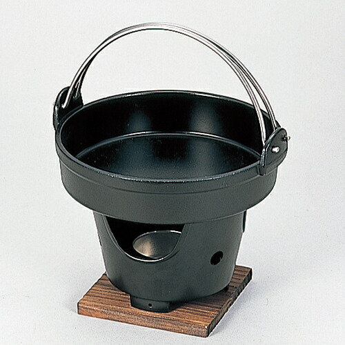 手付黒すきやき鍋 800-21009(Z901-83)鍋 アルミ鍋 アルミ すき焼き鍋 業務用 業務用食器