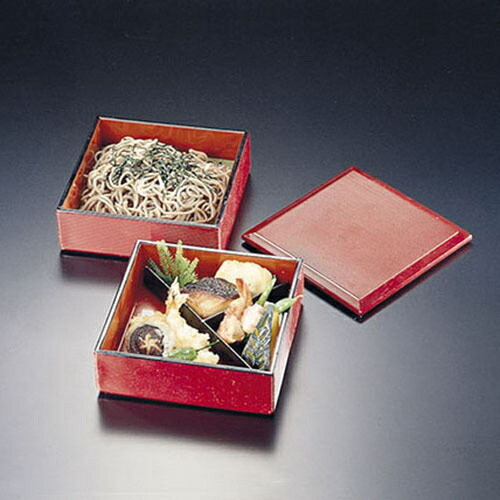 最安値に挑戦 そば用食器 おこぼ2段 タメ内朱 10個入り ｚ415 129和食器 業務用 業務用食器 二段 お弁当 弁当箱 Www Dgb Gov Bf