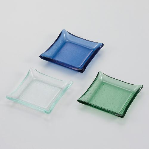 ガラス皿 G−3 明治期プレスガラス皿 | GARAGE MADE