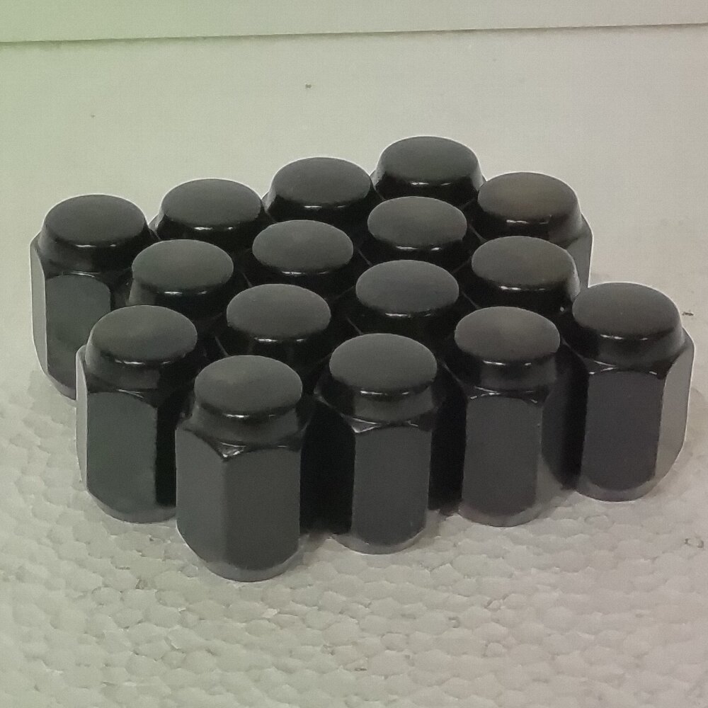 楽天市場】ロンスター ホイールナット黒 20個セット 21HEX 12-1.25 袋