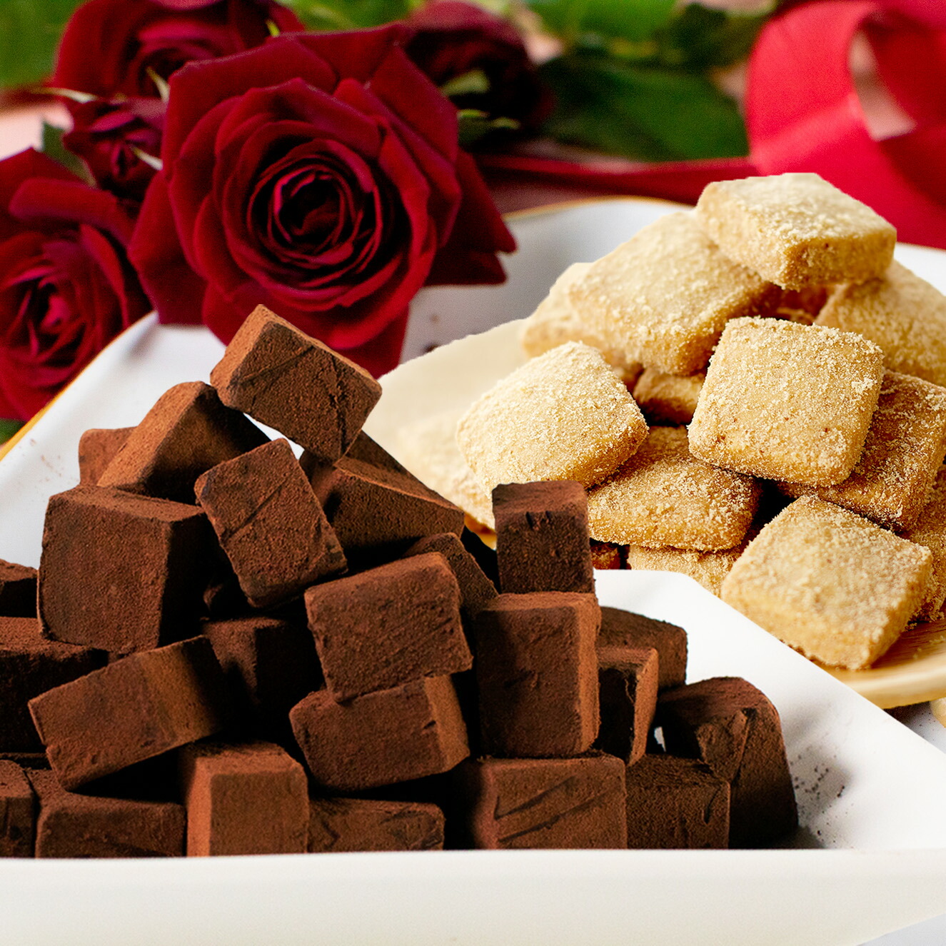 楽天市場】送料無料☆濃厚生チョコレート＆ほろさくクッキーセット