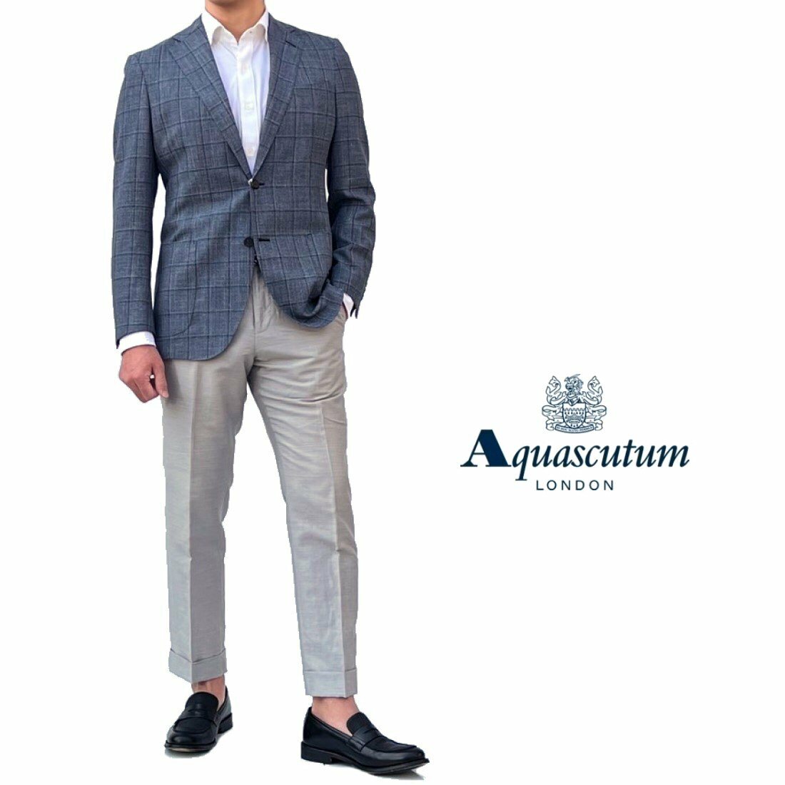 楽天市場】Aquascutum【アクアスキュータム】日本製（イタリア製生地