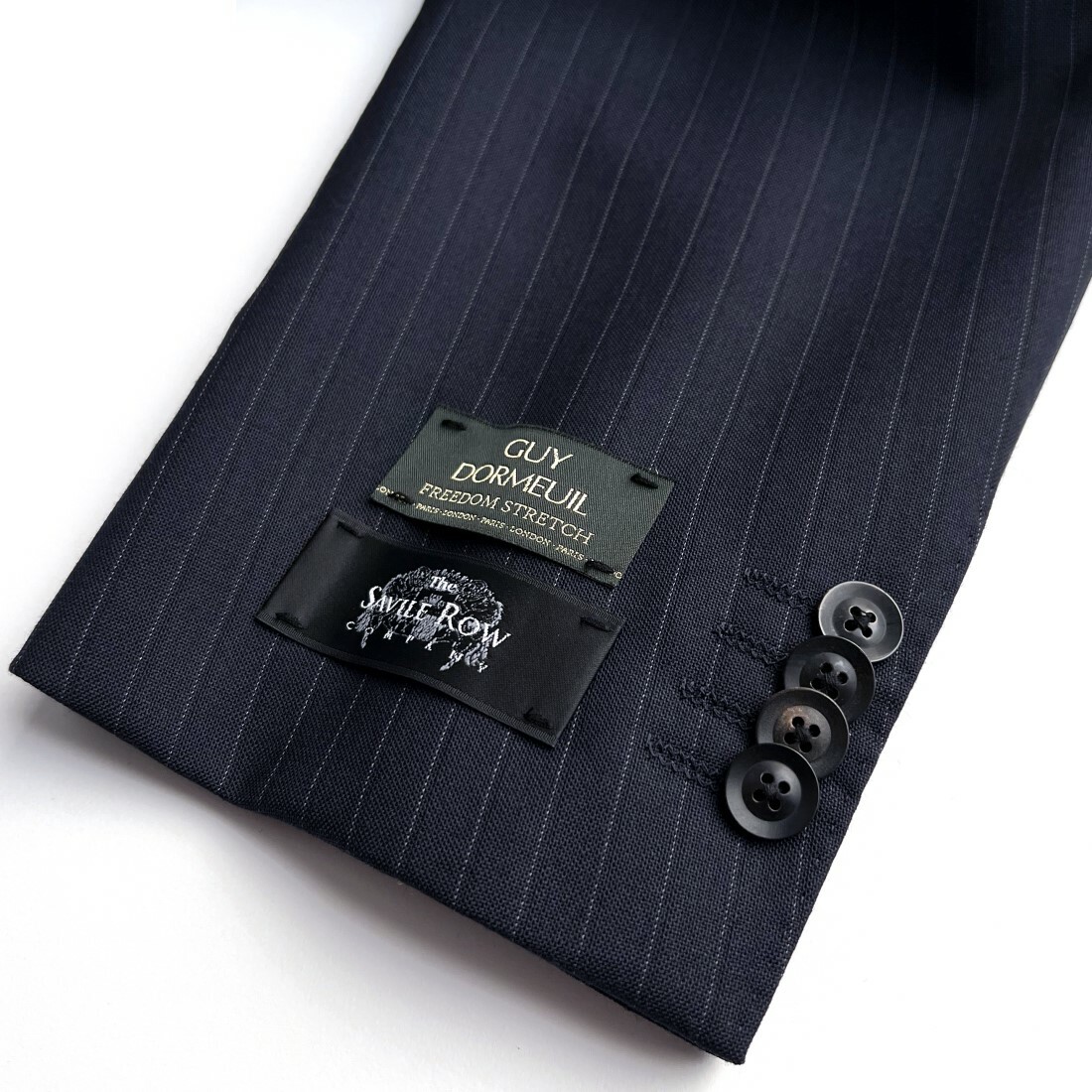 高級生地】Savile Row DORMEUIL セットアップ 背抜き スーツ 人気新品