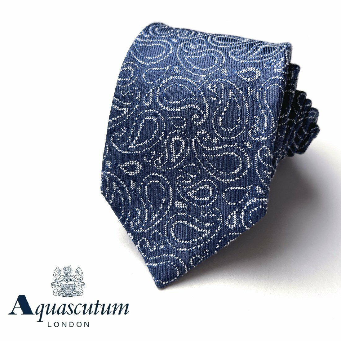 国産新作 AQUA SCUTUM - Aquascutum アクアスキュータム ペイズリー柄