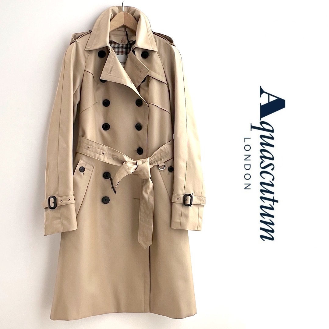 NEW得価 ☆美品☆ Aquascutum トレンチコート アクアスキュータム