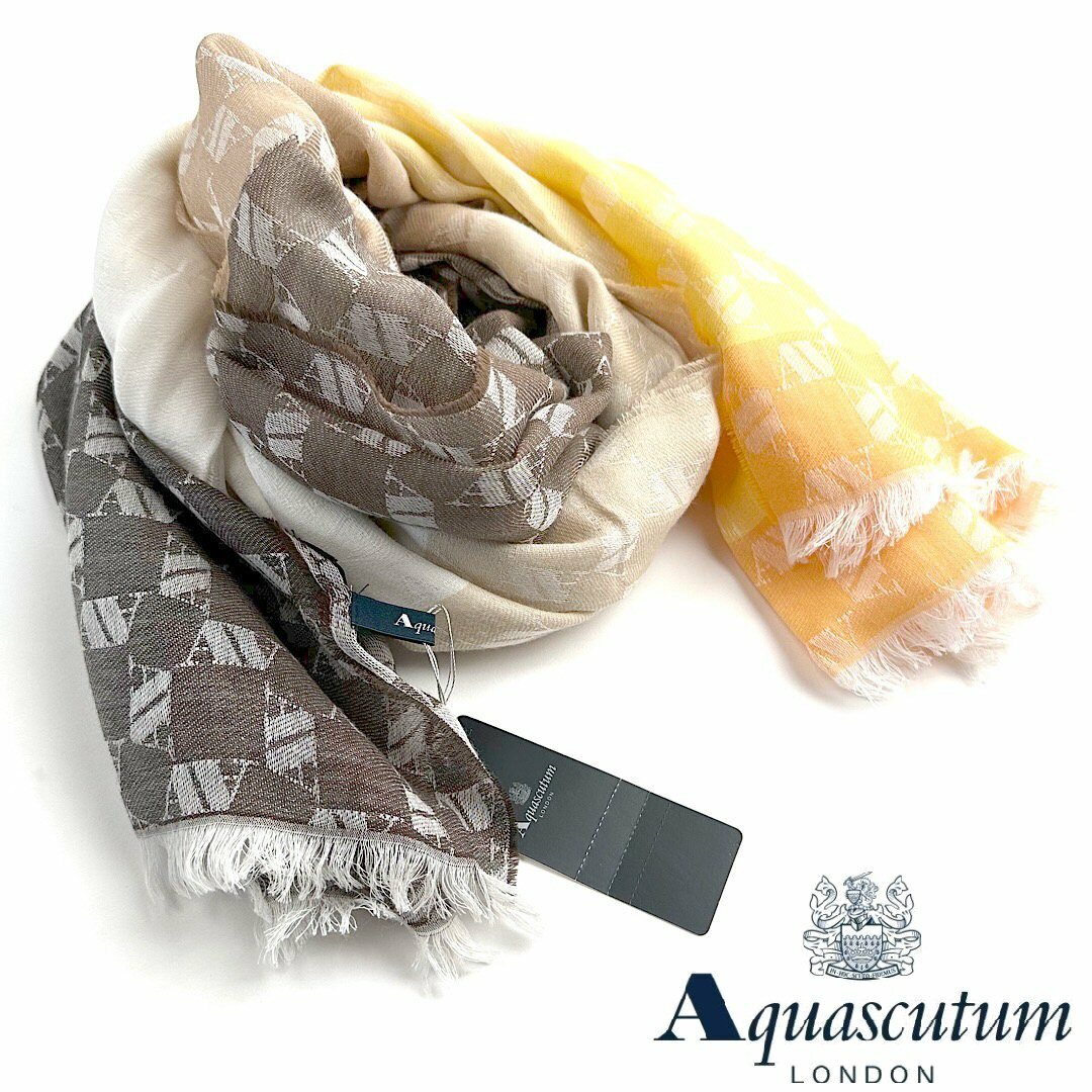 noel　AQUASCUTUM スカーフ　シルク100% イタリア製 楽天市場】Aquascutum【アクアスキュータム】定価20,900円（税込
