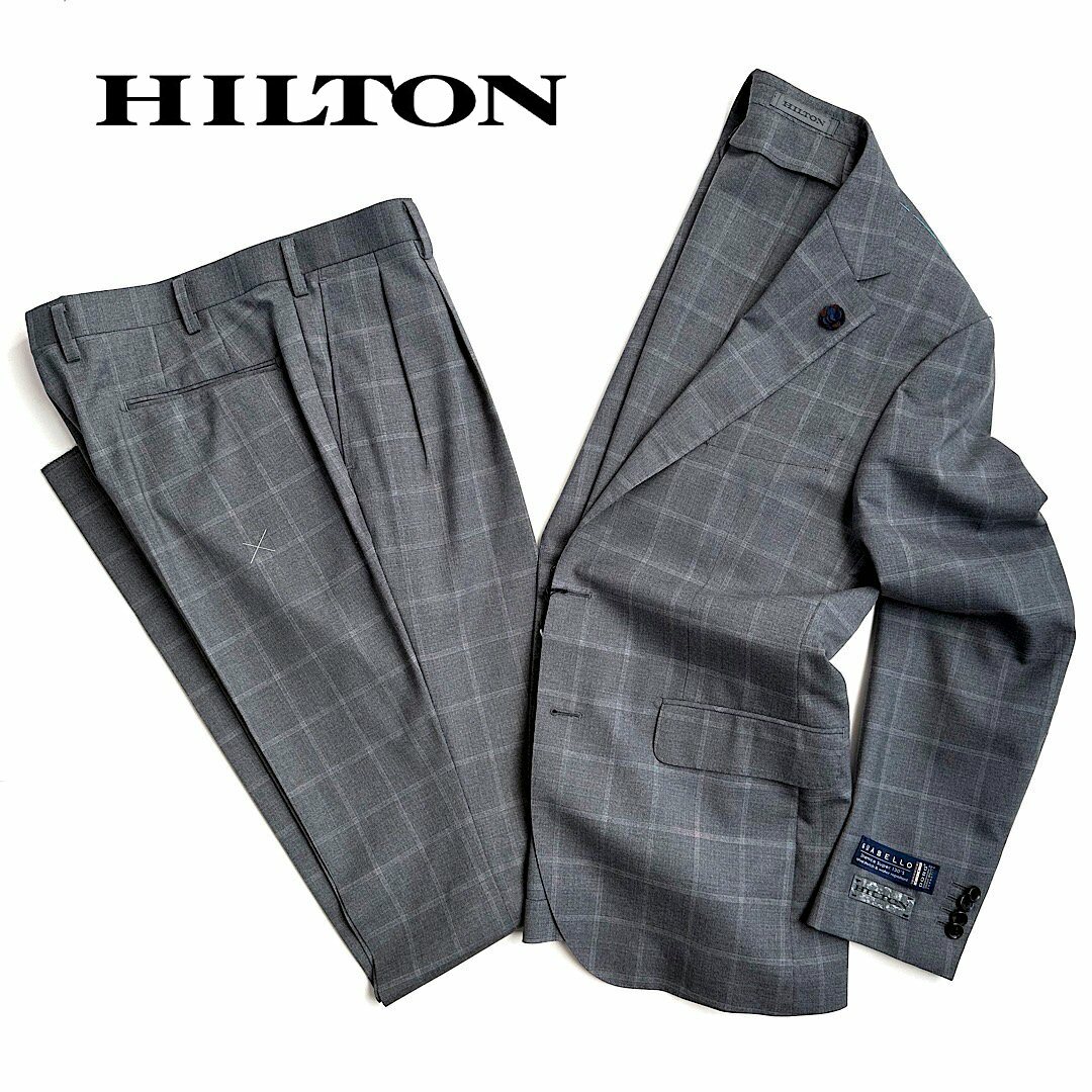楽天市場】HILTON【ヒルトン】Super120'sウールスーツ2パンツ 