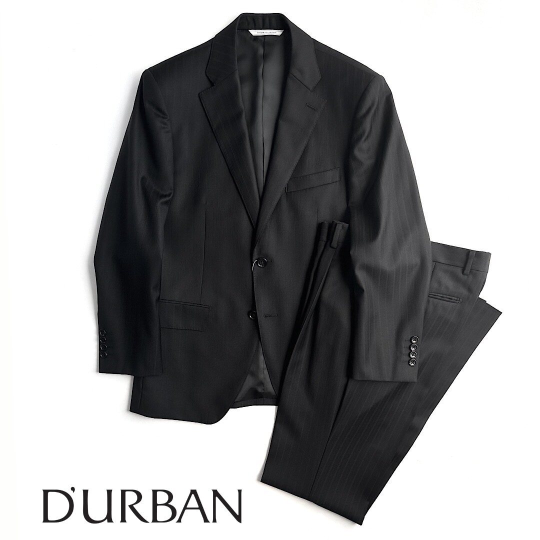 【楽天市場】D'URBAN【ダーバン】定価121,000円（税込）J∞QUALITY〜日本を纏う〜日本製（MADE IN JAPAN）ウィンドペンウールスーツr.a.s.o生地  黒 ブラック秋冬 総裏仕立て A4サイズ : toto・noel