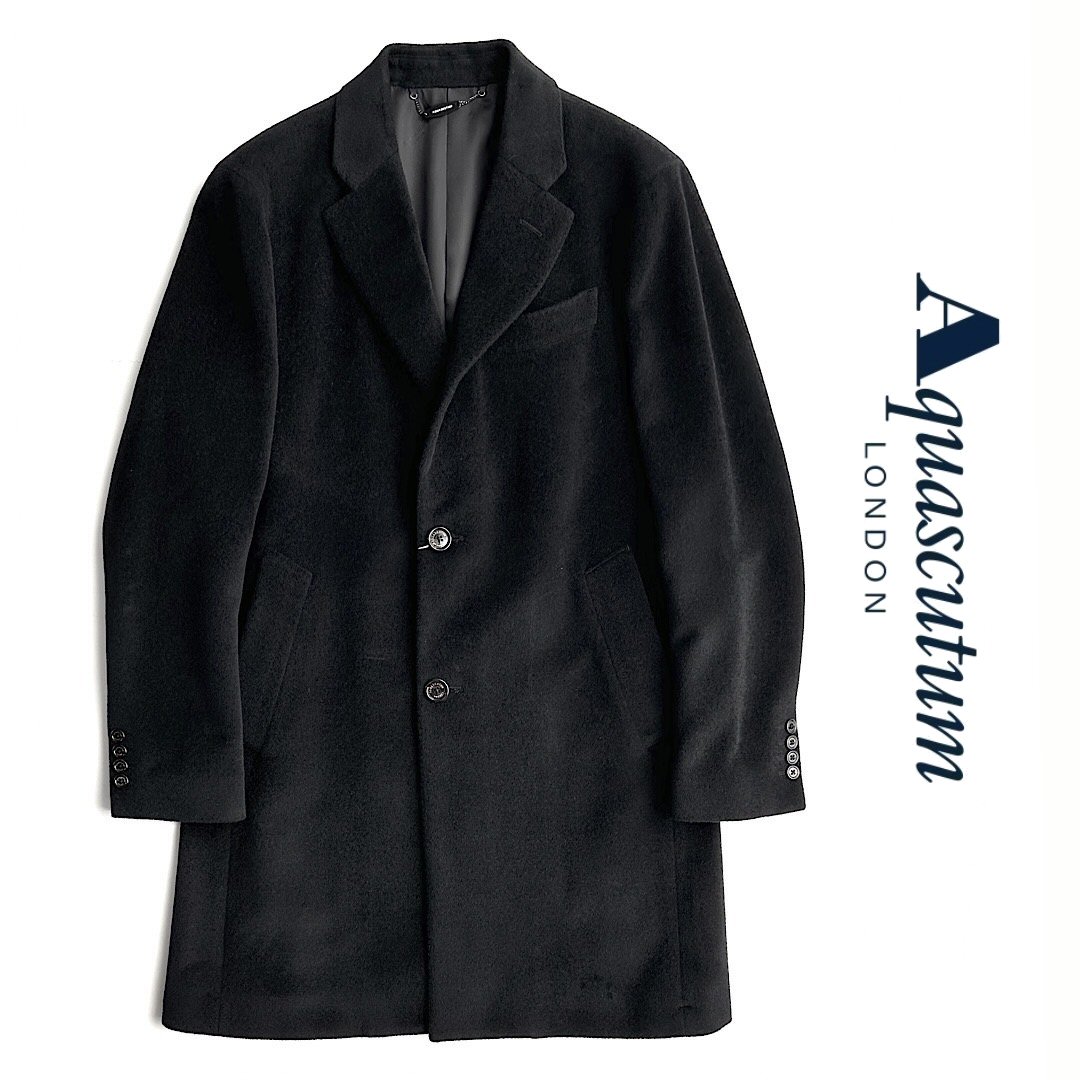 楽天市場】Aquascutum【アクアスキュータム】定価104,500円（税込）Aモノグラムフィールドジャケットブルゾン アウター ライナー付き黒  ブラック36（M）・40（LL）サイズ : toto・noel