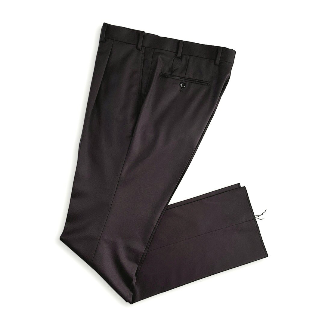 D\u0027URBAN【ダーバン】通貨価値30,800円（税込）日本製 お召しものズボン下 スラックスメンズ 御前上等 ブランド名 秋冬うす暗いボルドーワイン ワンタックウエスト88・91・94糎