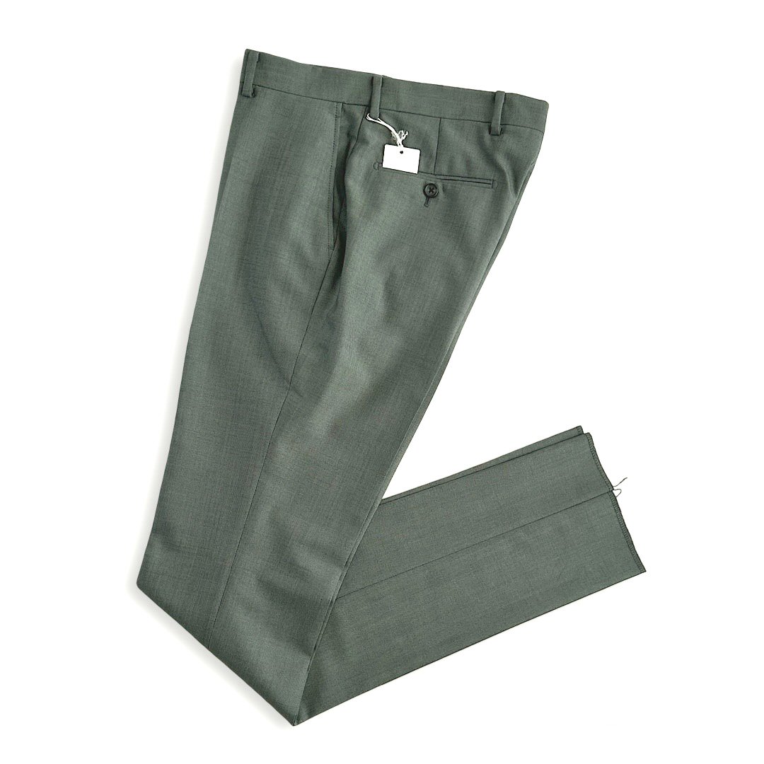 D\u0027URBAN【ダーバン】通貨価値30,800円（税込）日本製 お召しものズボン下 スラックス メンズ 御前上等 ブランド名春夏 否タック モスグリーン酉の方角79・82・88・91糎