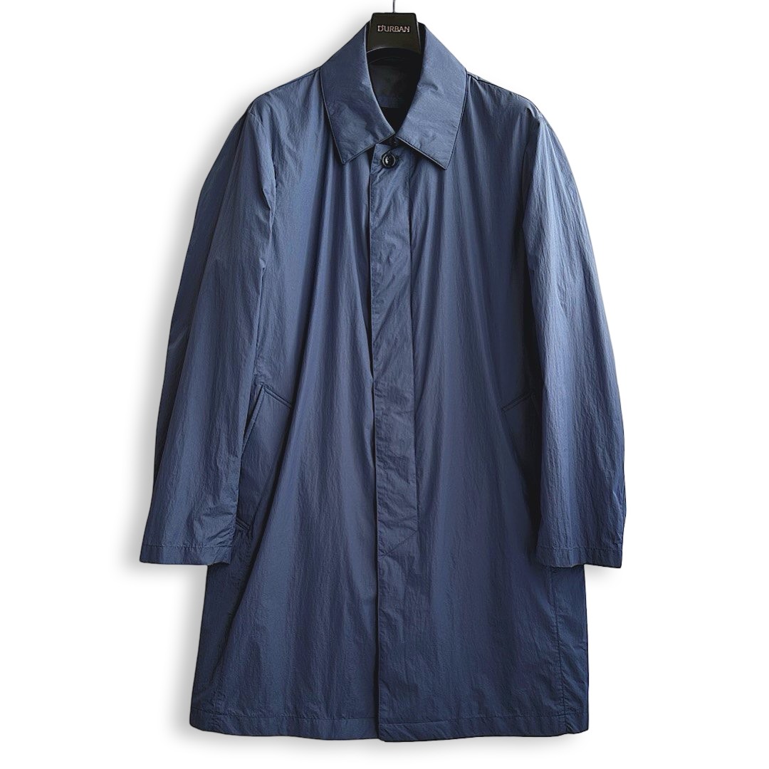 希少3L✨ダーバン チェスターコート ヘリンボーン 総丈116cm ネイビー 楽天市場】D'URBAN【ダーバン】日本製シングルチェスターコートウール