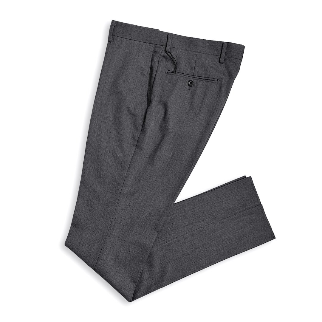 D\u0027URBAN【ダーバン】通貨価値30,800円（税込）日本製 お召しものズボン下 スラックスMONSOON 盛夏相応う ノータッククールビズ 商行為 心地よいメンズ 御前上等 ブランド名 冷やりとした遣りかた春・夏・盛夏 薄墨色 シャンブレーウエスト82糎・97糎