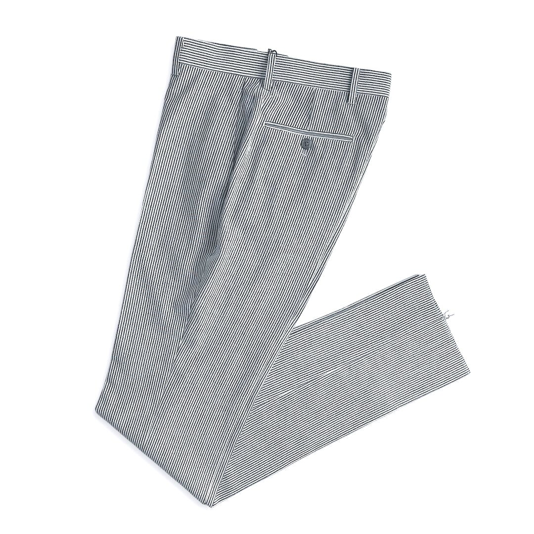 D\u0027URBAN ダーバン通貨価値30,800円（税込）日本製 蹴球 スラックスMONSOON クールビズ 商行為 心地よい春・夏・盛夏 縞模様 冷やりとした遣りかたメンズ 御前上等 ブランド名 青色×白いこと酉の方角76糎・79糎・82糎・85糎88糎・91糎・94糎・97糎