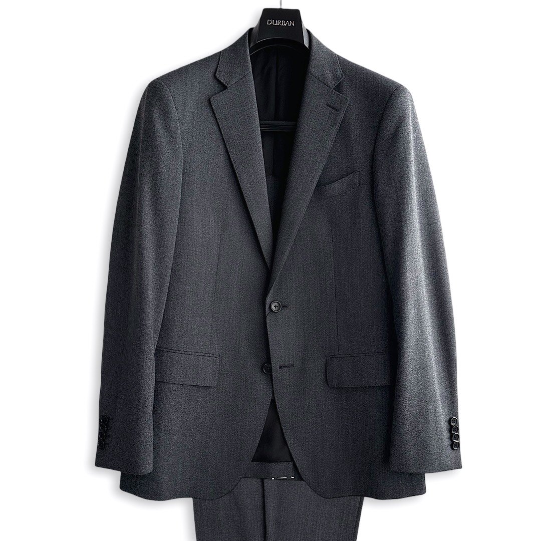 D'URBAN ダーバン定価121,000円(税込)日本製 シングルスーツZeal MONSOON 清涼仕様クールビズ ビジネス サマースーツメンズ スーツ 高級 ブランドグレイッシュネイビー系春・夏・盛夏Y4・Y6・Y7・A6・BB4サイズ|toto・noel