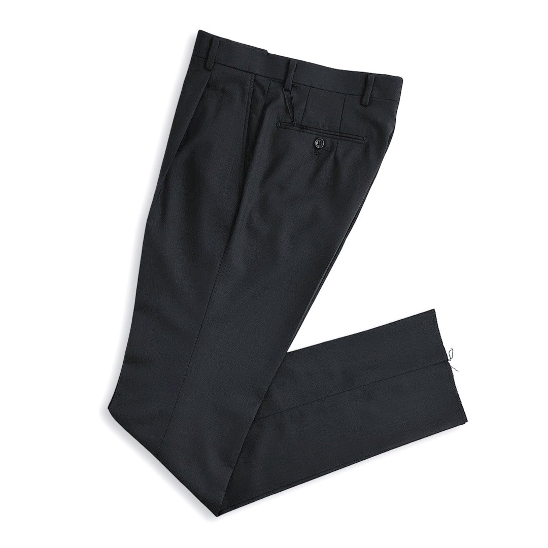 D\u0027URBAN【ダーバン】通貨価値30,800円（税込）日本製 ネイビースラックスMONSOON 盛夏相応うクールビズ 商行為 心地よい春・夏・盛夏 冷やりとした遣りかた メンズ 御前上等 ブランド名 ワンタックウエスト76糎・82糎85糎・91糎・94糎