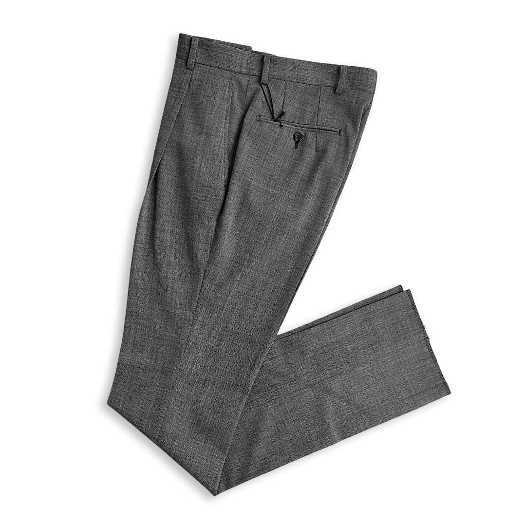 D\u0027URBAN【ダーバン】通貨価値30,800円（税込）日本製 ピンヘッドスラックスMONSOON 盛夏相応うクールビズ 商行為 心地よい春・夏・盛夏 冷やりとした遣りかた壱タック 薄墨色メンズ 御前上等 ブランド名酉の方角76糎