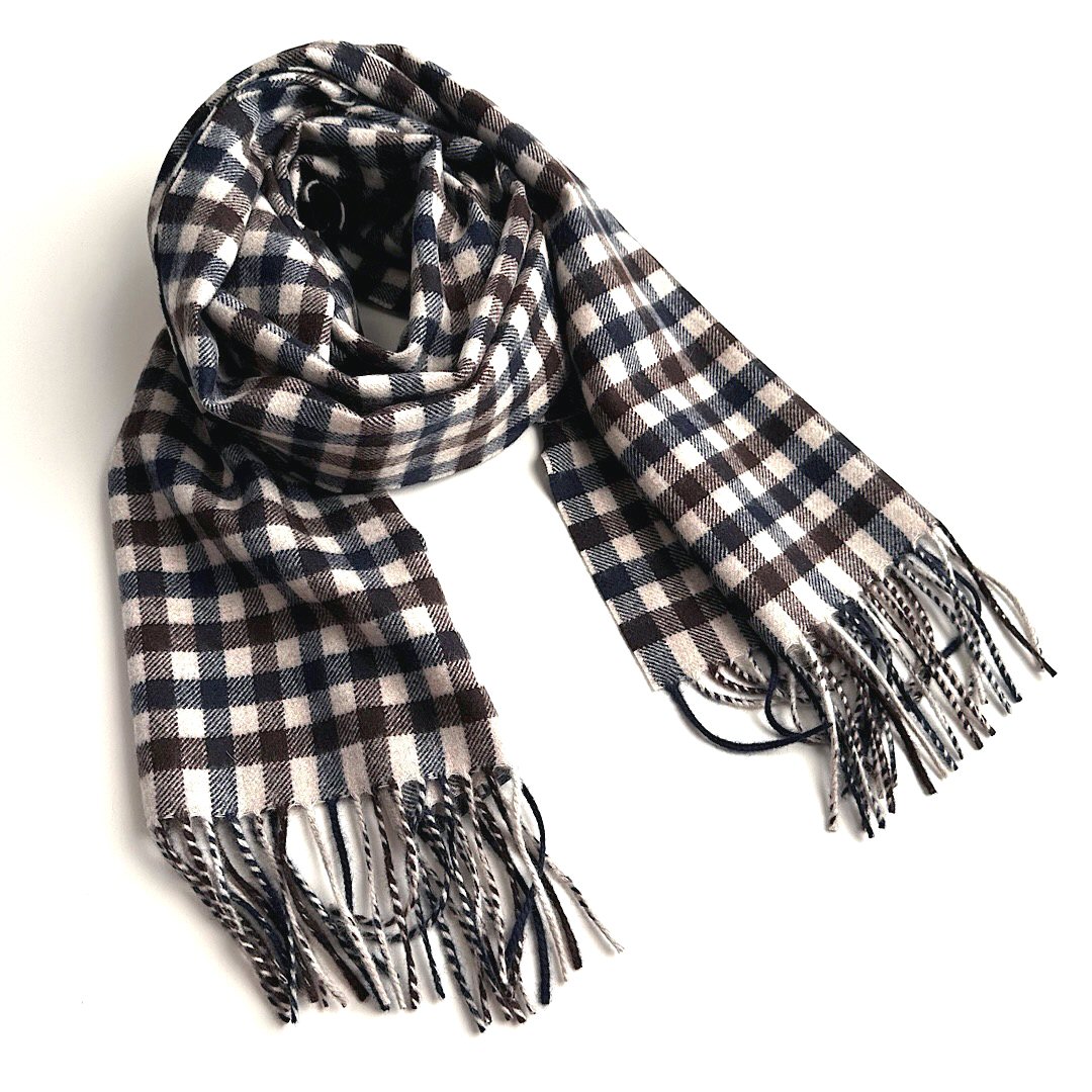 タグ付き✨Aquascutum カシミヤ100% マフラー 英国製 新品 タグ付き Aquascutum カシミア 100% マフラー ベージュ