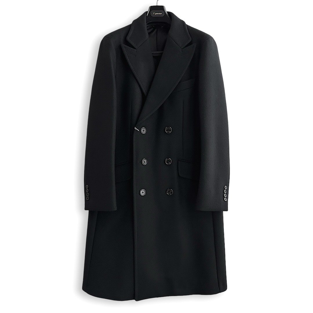 アクアスキュータム　カシミヤ100%　英国製　バルマカーンコート　ロング　黒 imgrc0104931229.jpg