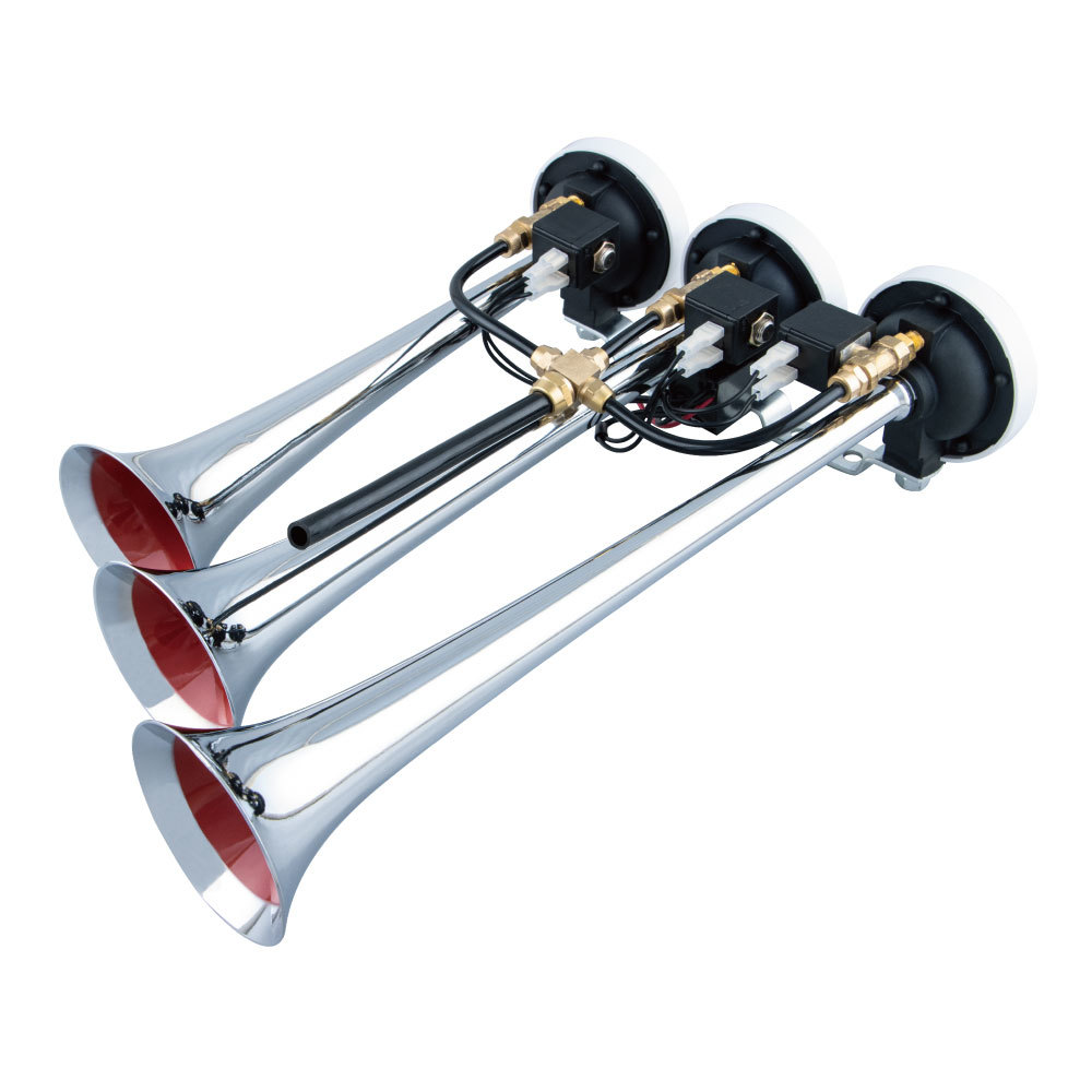 3連エレクトロホーン 24v ユーロスタイルのエアーホーン 店舗販売もしておりますので商品在庫は 1 Wevonline Org