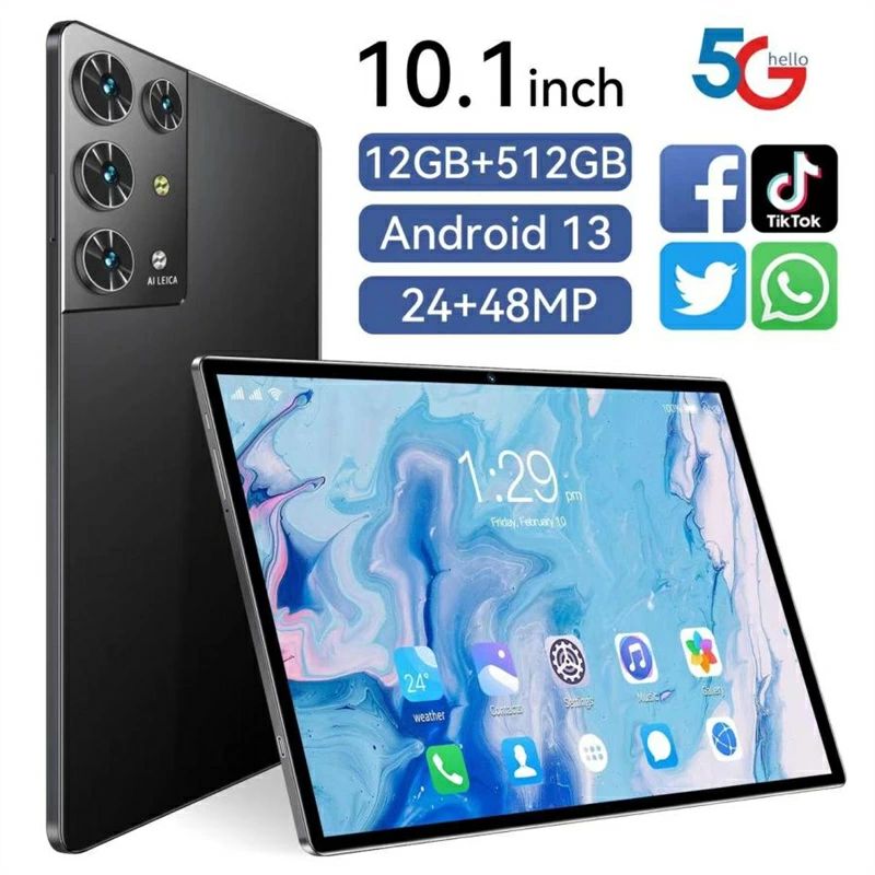 【コスパ最高】最新Android13 12+256GB 10.1寸5GタブレットPC 15000mAh!IPS液晶 10コア!大容量バッテリー搭載&GPS機能付き おすすめ 勉強 映画 新品 通話対応 在宅勤務 ネット授業 軽量 人気 おすすめ 子供向け 格安 贈り物 誕生日|totoco