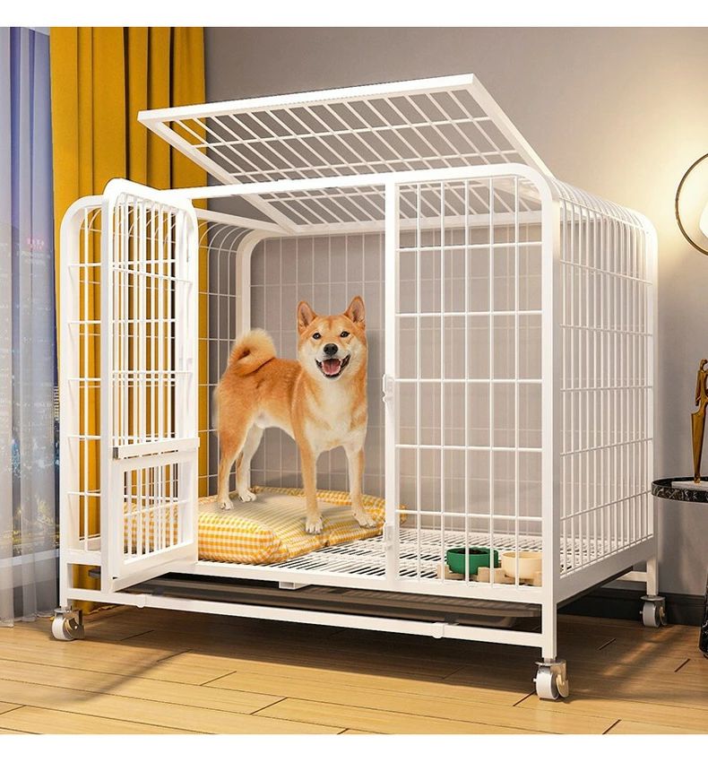 楽天市場】【楽天スーパーSALE】ペットケージ 犬檻 犬小屋 ケージ ペットサークル ドッグケージ ペットフェンス 小型 大型 中型犬用 ペット用品  キャスター付き : とっとマーケット