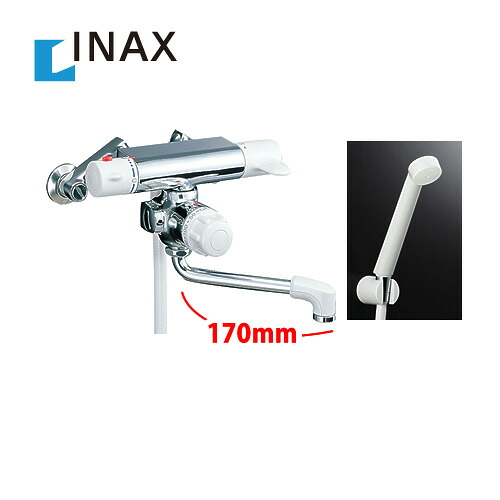 [BF-M140TSD]定量止水 INAX イナックス LIXIL 浴室水栓 蛇口 混合水栓 ミーティス シャワー水栓 定量止水付サーモスタットシャワー金具 エコフルスプレーシャワー付 【シールテープ無料プレゼント！（希望者のみ）※同送の為開梱】 壁付タイプ　おしゃれ｜東海トリカエ隊店