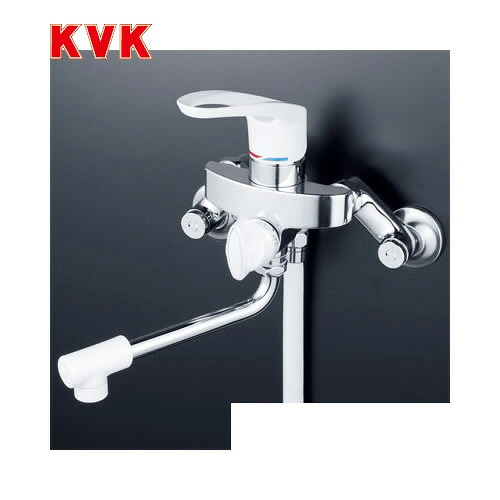 [KF5000Z] KVK 浴室水栓 シングルレバー式シャワー セラミックシングル 壁付タイプ 寒冷地用 【送料無料】 おしゃれ