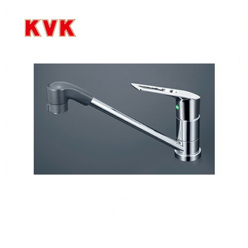 [KM5011TFEC] KVK キッチン水栓 キッチン用水栓 シングルレバー式シャワー付混合栓 流し台用 eレバー 快適節水シャワー 省施工仕様 逆止弁 キッチン用 混合水栓 キッチン 水栓 蛇口 【送料無料】 キッチン水栓金具 ワンホールタイプ おしゃれ